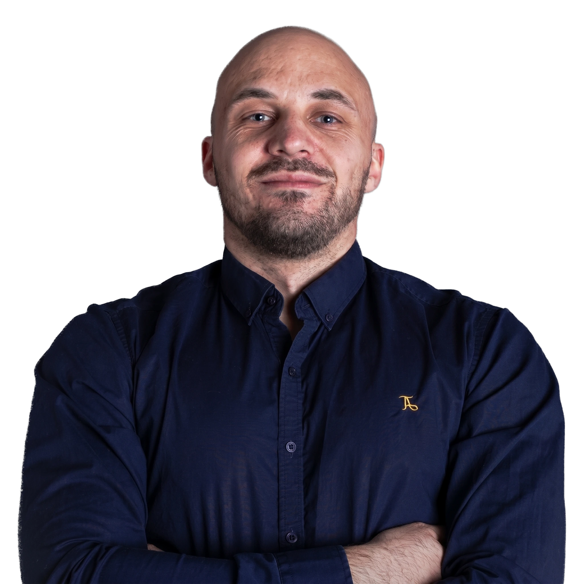 Richard Aftenberger, links im Business-Look, rechts in Footballmontur