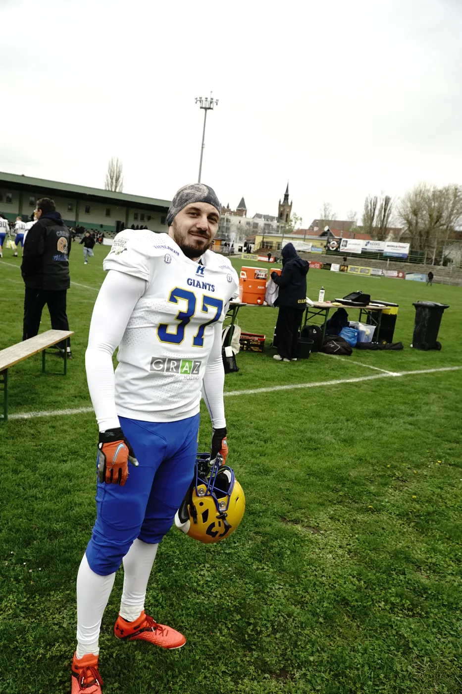Auswärts mit den Giants